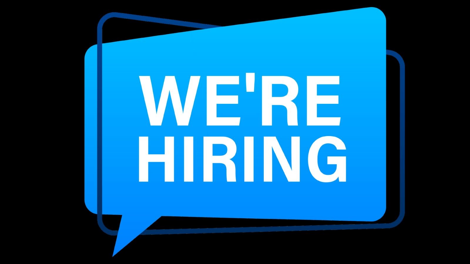We're Hiring